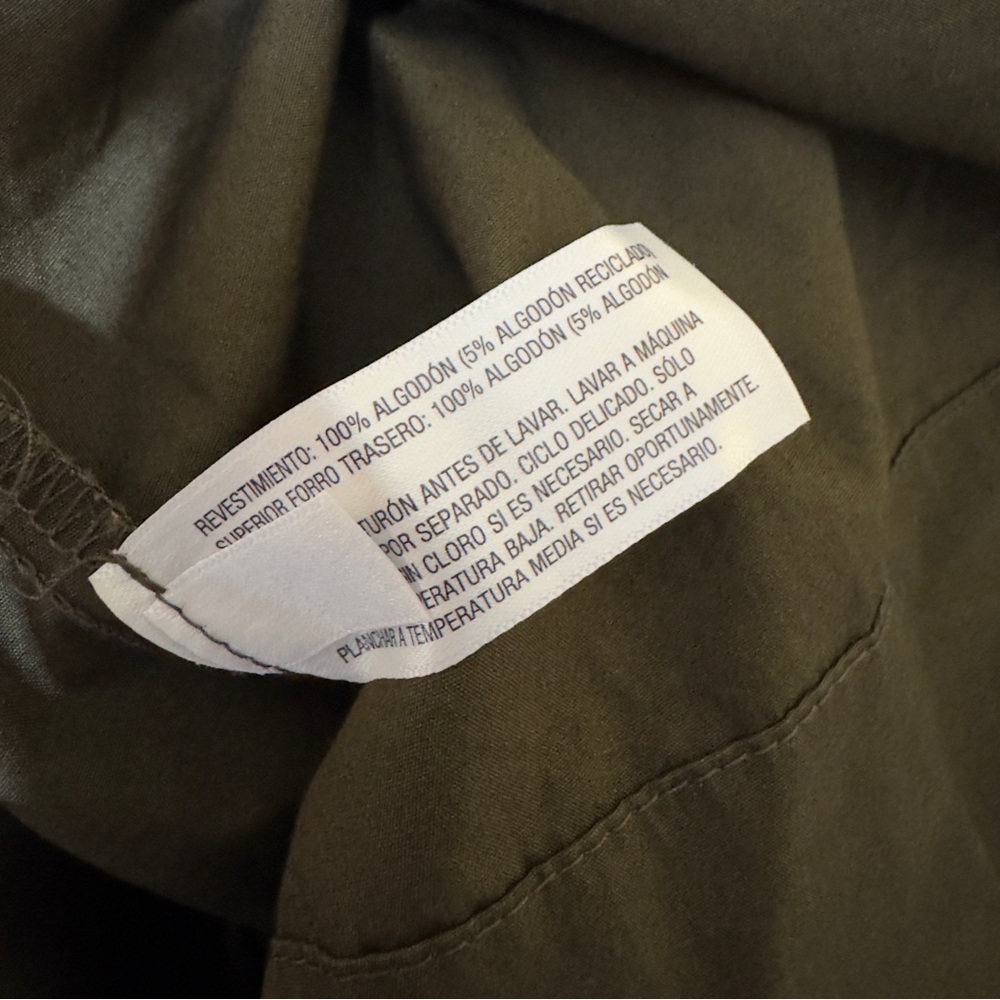 Tie-Waist Midi Shirt Dress in Olive Green - Picture 7 of 7